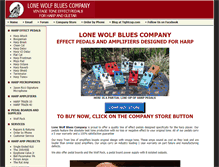 Tablet Screenshot of lonewolfblues.com